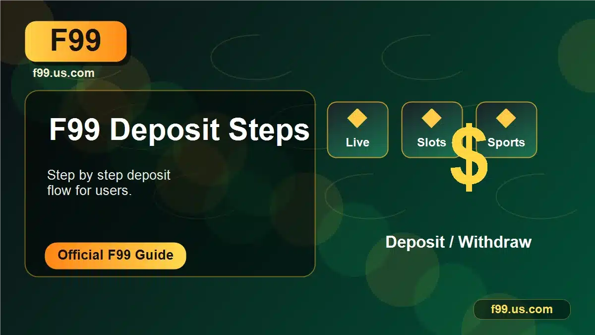 F99 deposit steps and transaction proof F99 deposit steps and transaction proof