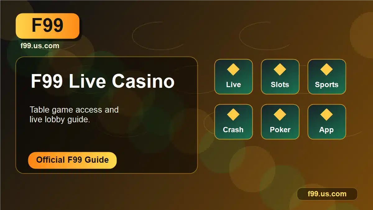 F99 Live Casino dealer table guide F99 Live Casino dealer table guide